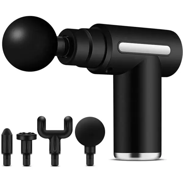 MEDIATECH Pistol de masaj Media-Tech MT6521, portabil, 4 capete, negru