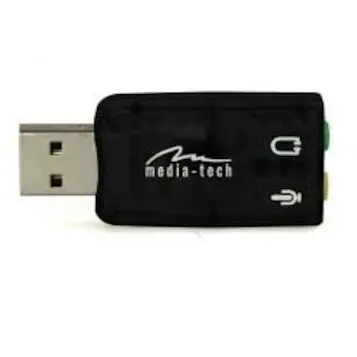 MEDIATECH Placa de sunet, Media-Tech, MT5101 Virtu USB 5.1, Negru