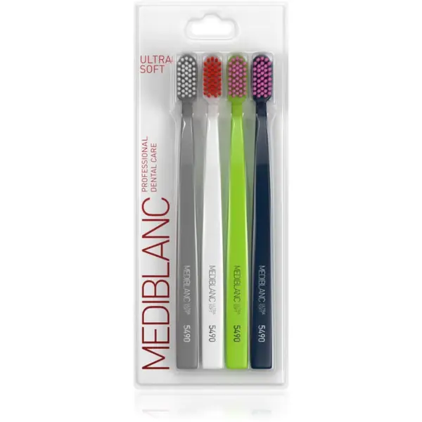 MEDIBLANC 5490 Ultra Soft periuțe de dinți ultra moale 4 buc