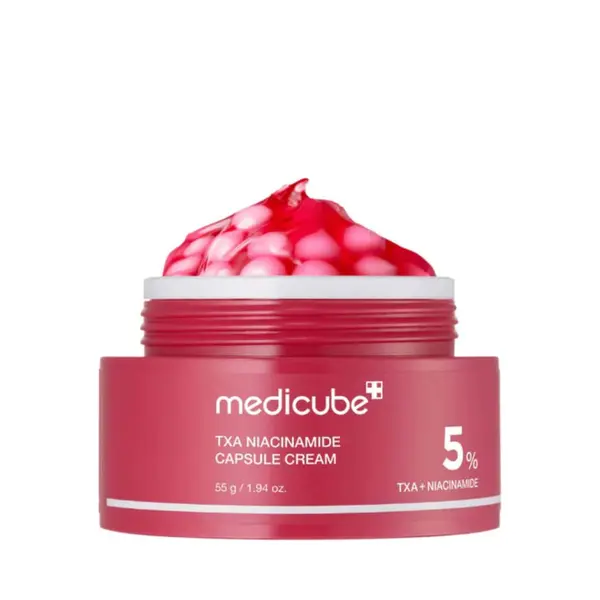 Medicube - Crema de fata iluminatoare anti-pete, TXA Niacinamide Capsule, 55g