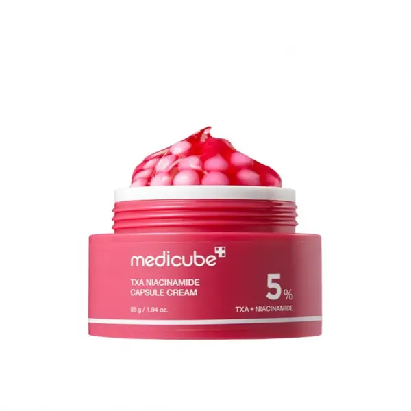 Medicube - Crema de fata iluminatoare anti-pete, TXA Niacinamide Capsule, 55g