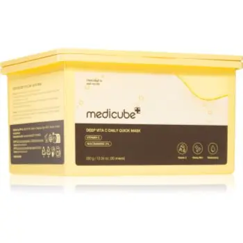 medicube Deep Vita C Daily Quick Mask mască textilă hidratantă pentru uniformizarea nuantei tenului