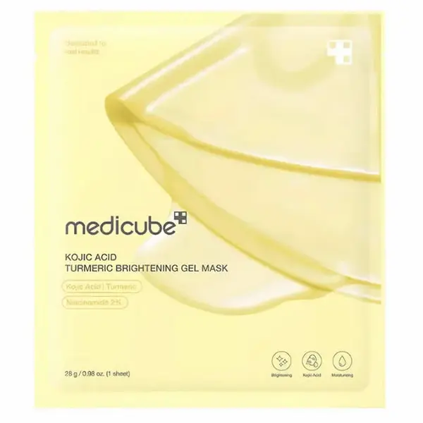 Medicube - Masca de fata, Kojic Acid Turmeric Brightening Gel, 28g