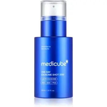 medicube One Day Exosome Shot 2000 ser regenerator intens pentru strălucirea și netezirea pielii