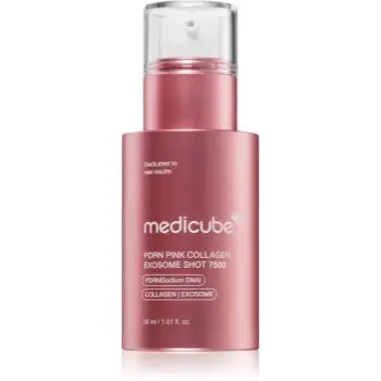 medicube PDRN Pink Exosome Shot Serum 7500 ser regenere piele pentru netezirea pielii si inchiderea porilor