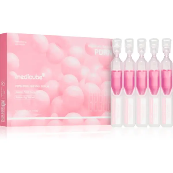medicube PDRN Pink One Day Serum ser facial regenerant pentru luminozitate si hidratare 10x1.5 ml