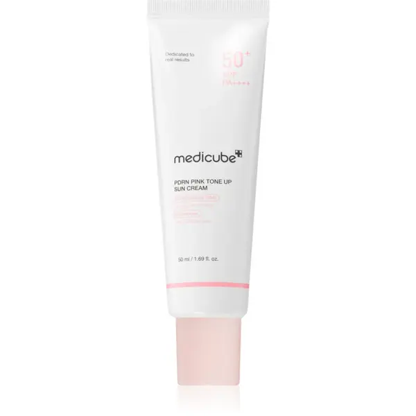 medicube PDRN Pink Tone Up Sun Cream loțiune protectoare hidratantă SPF 50 50 ml