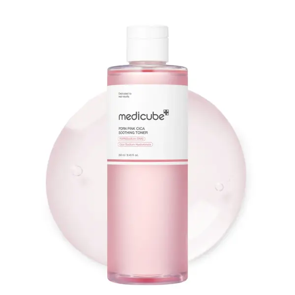 Medicube - Toner facial hidratant și iluminator, PDRN Pink Cica Soothing, 250ml