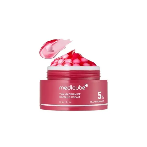 Medicube Txa Niacinamide Capsule Cream Cremă iluminatoare cu capsule Volum 55 g