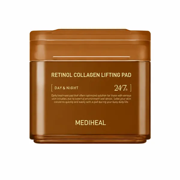 MEDIHEAL – Retinol Collagen Lifting Pad, 170ml / 100 pads