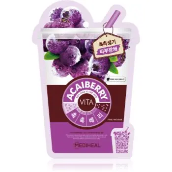MEDIHEAL Vita Mask Acaiberry masca pentru celule cu efect de întărire