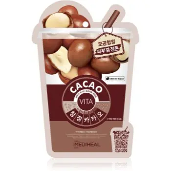 MEDIHEAL Vita Mask Cacao masca pentru celule pentru a improspata porii si pielea cu aspect obosit