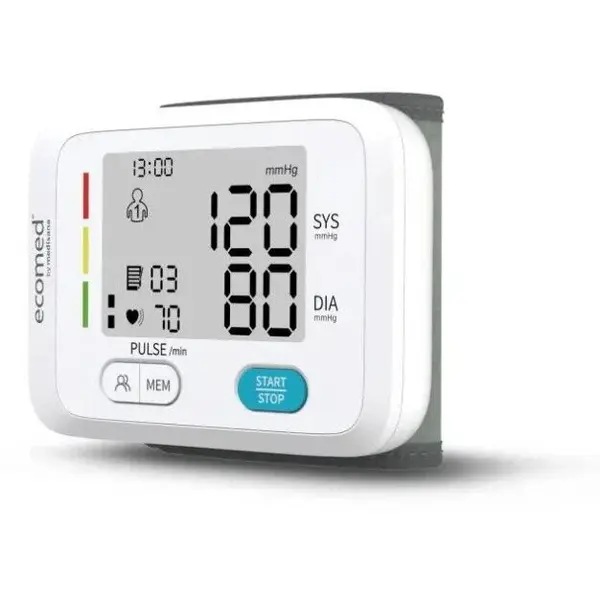 Medisana Tensiometru automat Medisana Ecomed BW-83E, alb, 0-295 mmHg, 13,5-19,5 cm, set cu cutie, Alb