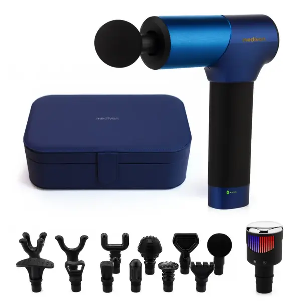 Medivon Gun ElitPulse pistol de masaj cu accesorii 1 buc