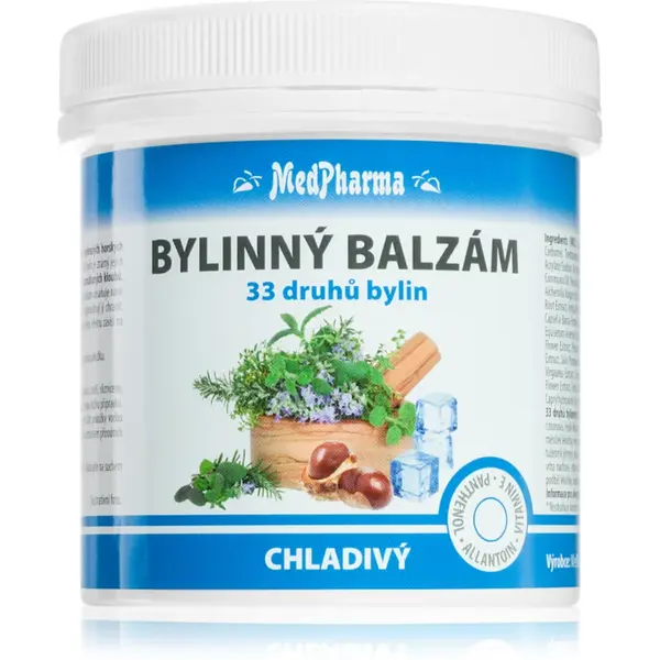 MedPharma Herbal cooling balm balsam natural pentru mușchi obosiți 250 ml