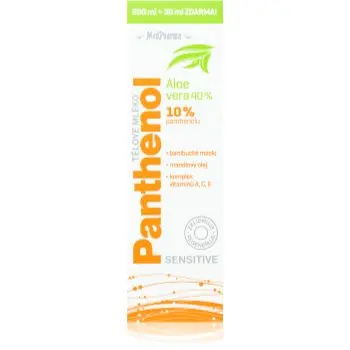MedPharma Panthenol 10% Sensitive lapte de corp intens hidratant efect regenerator