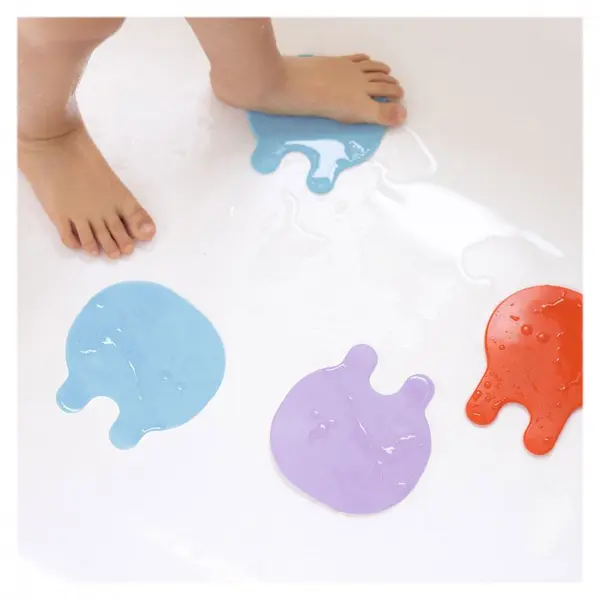 Meduze antiderapante pentru baie Grippi 8 piese