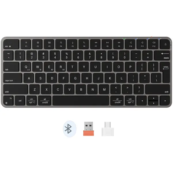 Meetion Tastatura bluetooth slim Meetion K210MW, Negru
