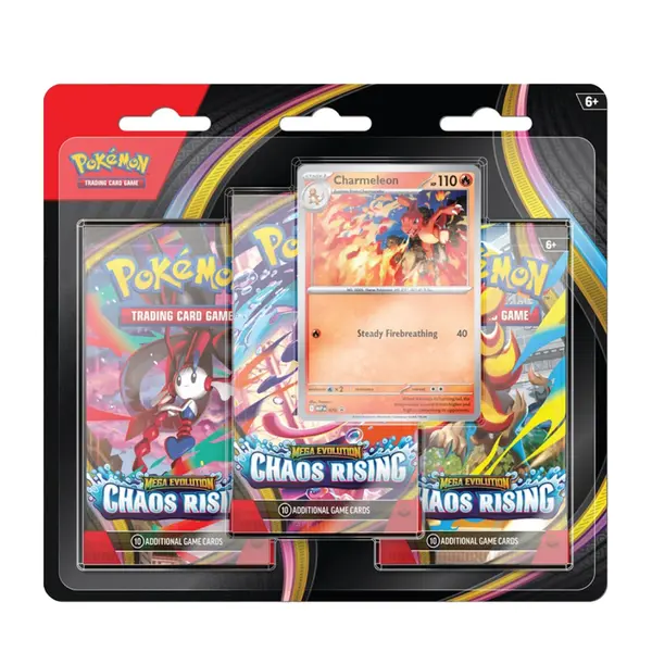 Mega evolution chaos rising 3 blister booster
