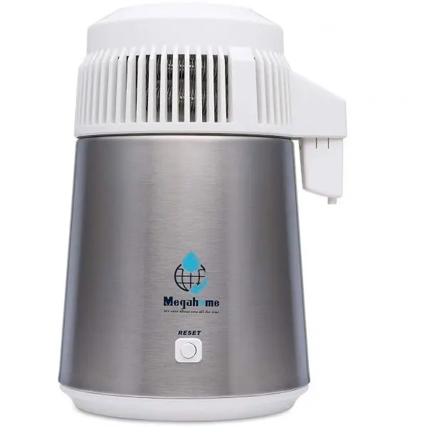 Megahome Distillers Purificator de apa Megahome Inox 304, capac alb