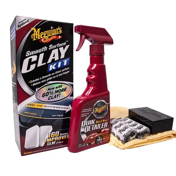 Meguiar s Kit Plaselina Curatare Smooth Surface Clay Kit 473ML G1016EU