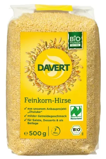Mei organic, curățat, 500 g, Davert