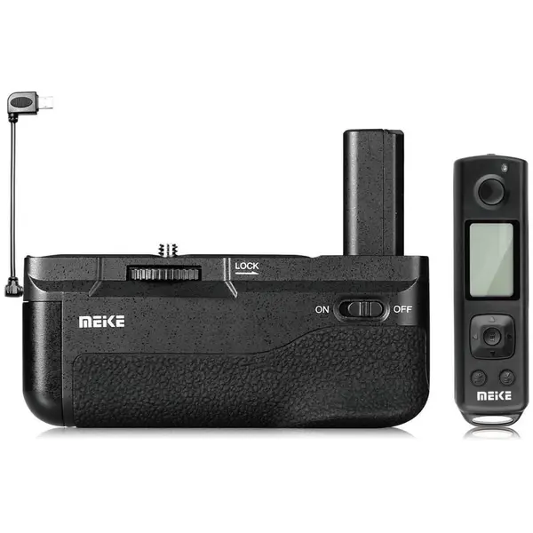 Meike Grip Meike MK-A6500 PRO cu telecomanda wireless pentru Sony A6500