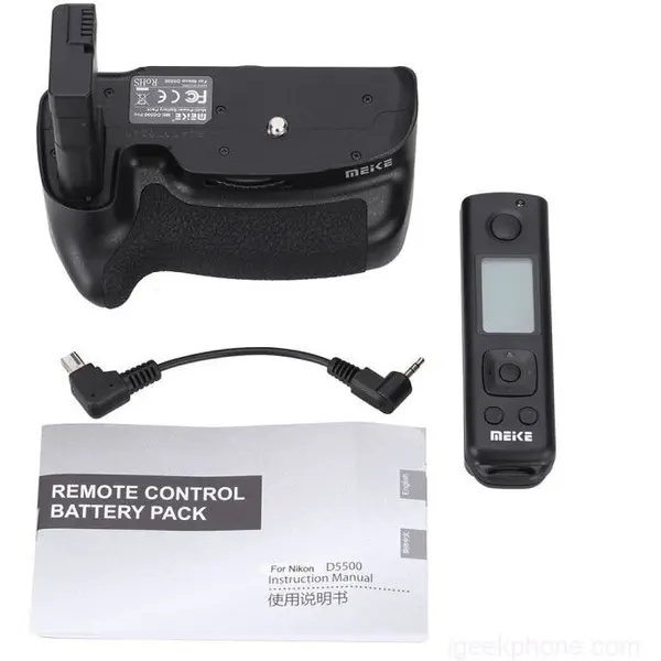 Meike Grip Meike MK-D5500 PRO cu telecomanda wireless pentru Nikon D5500