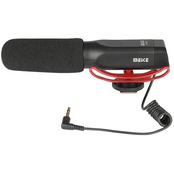 Meike Microfon Shotgun Meike MK-MP2 condensator cardioid cu jack 3.5mm
