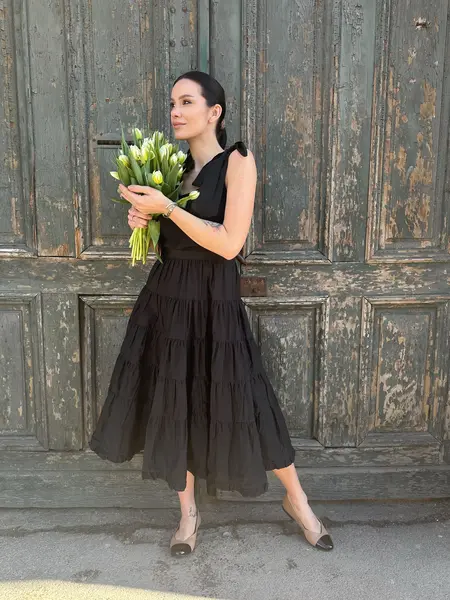 MeiMeij Rochie neagră Ana - S INTL