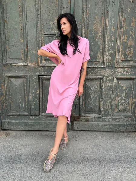 MeiMeij Rochie roz pudrat Anastasia - XXS INTL