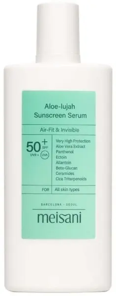 Meisani Cremă de protecție solară pentru față Aloe-Lujah, SPF50+, 50 ml