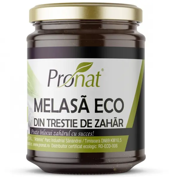 Melasa bio din trestie de zahar, 1000 g