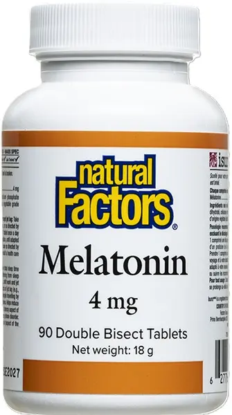 Melatonin, 4 mg, 90 tablete, Natural Factors