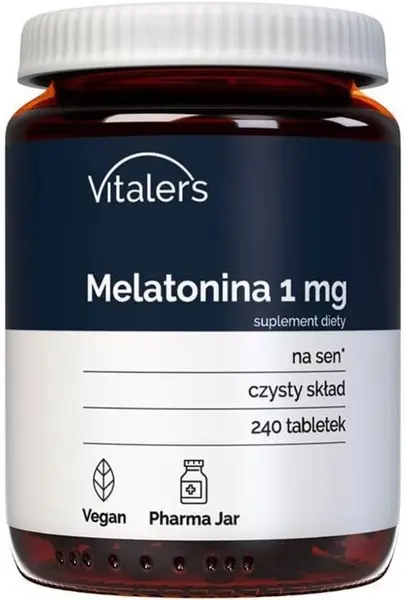 Melatonină, 1 mg, 240 tablete, Vitaler's