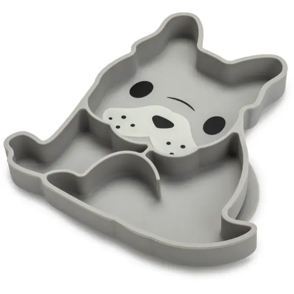 Melii Silicone Suction Plate farfurie cu ventuză Bulldog 1 buc