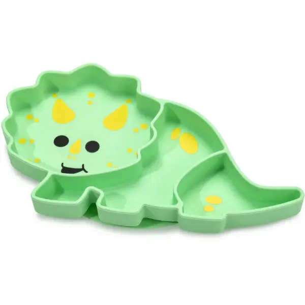 Melii Silicone Suction Plate farfurie cu ventuză Dino 1 buc