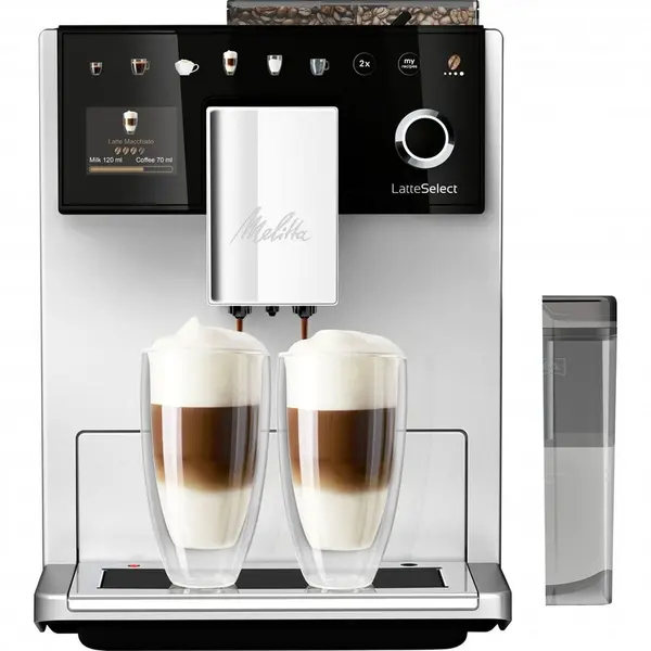MELITTA Espressor automat Melitta F630-212,1400W 1.8L 15bar, Argintiu
