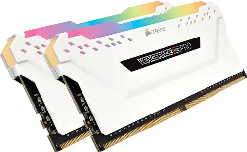 Memorie Corsair Vengeance RGB PRO, 2x8GB, DDR4, 3000 MHz (Alb)