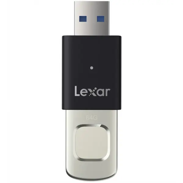 Memorie Externa USB-A 3.2 Lexar JumpDrive Fingerprint F35 Pro, 64Gb