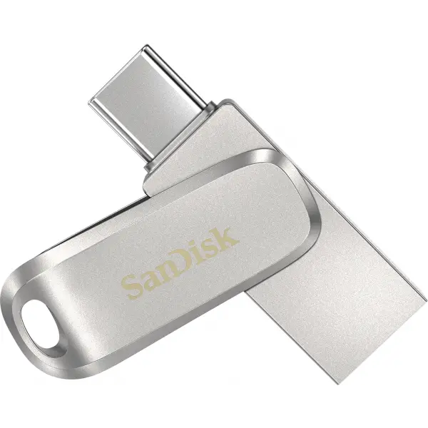 Memorie Externa USB-A 3.2 / USB-C SanDisk Ultra Luxe Dual Drive, 128Gb SDDDC4-128G-G46
