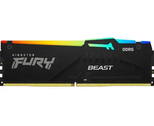 Memorie Kingston FURY Beast RGB 16GB DDR5 5600MHz CL40