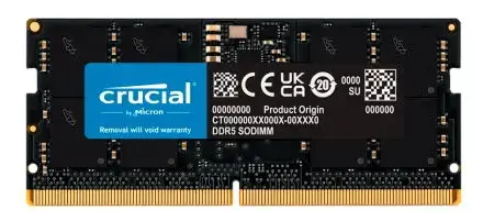 Memorie Laptop Crucial, 16GB, DDR5, 4800MHz, CL40, 1.1V