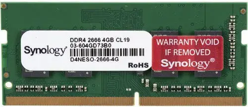 Memorie NAS Synology SODIMM, DDR4, 1x4GB, 2666MHz