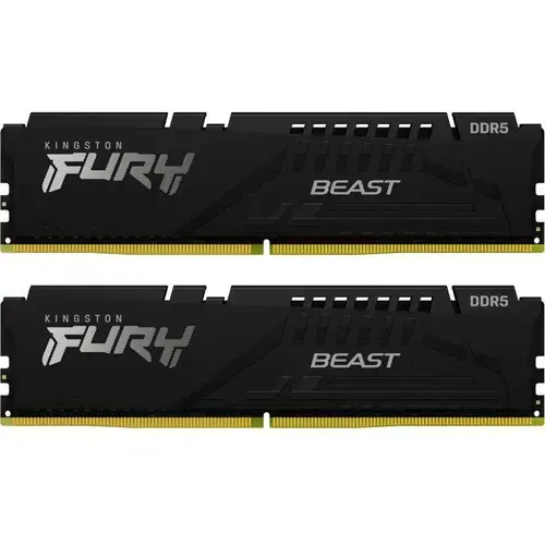 Memorie RAM Kingston FURY Beast Black, 32GB, 2 x 16GB, DDR5, 6000MHz, CL30
