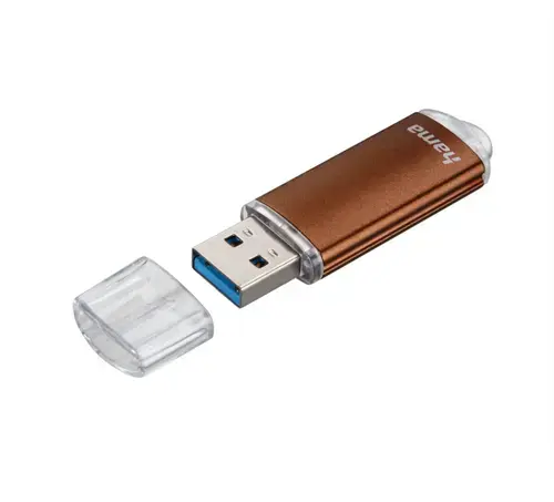 Memorie USB HAMA Laeta 124002, 16GB, USB 3.0 (Maro)