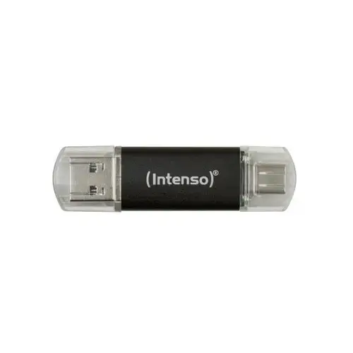 Memorie USB Intenso Twist Line, 32GB, USB3.2/USB-C, Negru