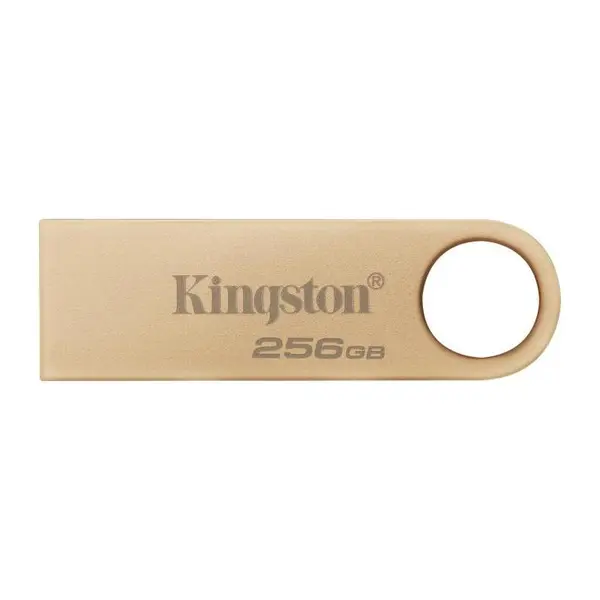 Memorie USB Kingston DTSE9G3, USB 3.2 Gen 1, 256 GB, Metalic, Auriu