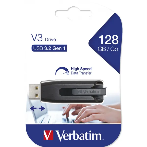 Memorie USB Verbatim Store 'N' Go, 128GB, USB 3.2 Gen 1