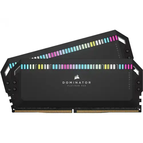 Memorii Corsair Dominator Platinum RGB Intel XMP 3.0, 64GB(2x32GB), DDR5-6600MHz, CL32, Dual Channel